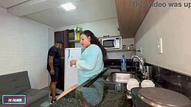 Latina With Big Ass and Natural Tits Gets Pounded Hard for Her Juicy Pussy.