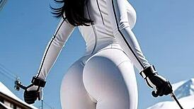 Week-End Ski Resort Adventure in Leather - Part 3