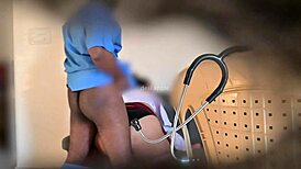 Doctor banging nurse in hospital, so hot! 😍