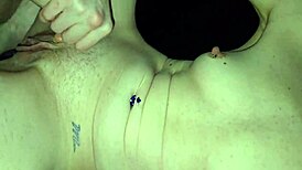 Milf pussy job drives wild before hardcore fuck and cum explosion on shaved lips.