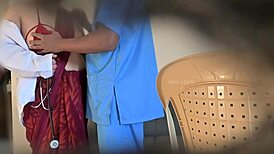 Doctor banging nurse in hospital, so hot! 😍