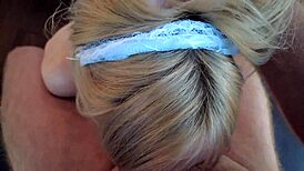 The Hotel Cleaning Lady Sucking Cock of This Fat Pig 😲