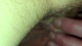 Milf pussy job drives wild before hardcore fuck and cum explosion on shaved lips.