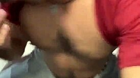 three cocks in the bathroom stall wanting blowjob and clumsy hand grabbing my dick under