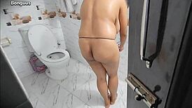 Big Boobs Stepmom Fucked Hard in Shower with Creampie Squirt