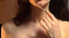 Slobbery Blowjob Deep Throat Cum in Mouth