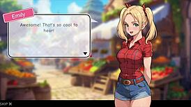 Honeysun Tutorial Starts with Redhead Flight Attendant in Awesome Gameplay