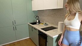 I Did the Dishes and Let Him CUM INSIDE Me in 4K HD