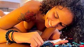 Naughty Stepdaughter Sneaks In to Seduce Stepdad in Bedroom.