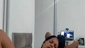 i'm showing off for a guy online, he jerked off and made me cum so good part 2