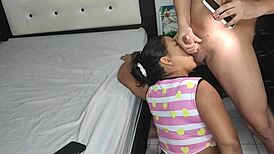 my little 18+ stepnephew makes me suck!