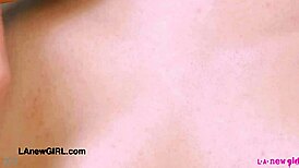 Hey, check this brunette model flaunting her sexy body on sofa!