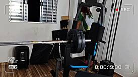 Transam no depósito, crossdressing at work gets me so turned on!