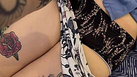 Day 3 allowing stepbrother to play with underwear in sexy close-up