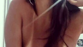 i'm showing off for a guy online, he jerked off and made me cum so good part 2