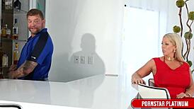 Busty milf Alura Jenson sprayed after intense banging with Colby