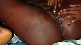 Submissive curvy woman endures intense pussy sucking and fucking by big black cock