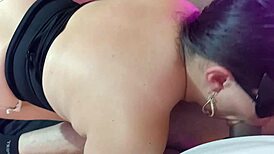 i can’t believe my slutty wife gets her pussy and ass eaten in front of me on sheer xred