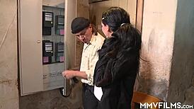 busty european babe masturbates to huge cock orgasm