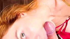 Wanna see me deepthroat and take cum POV?