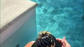 Costa rica blowjob outdoors pov