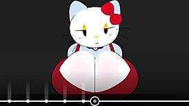 Hello Kitty Gets Fucked By A Monster Cock.