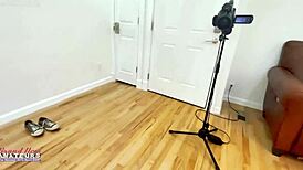 coed cutie annie archer gets pink tight pussy pounded in pov