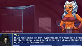 slave training in star wars game with master