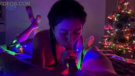 Stepsister teases my dick for an epic blowjob