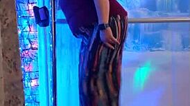 Hotwife Steffi rips clothes in crazy vibrator pussy dance