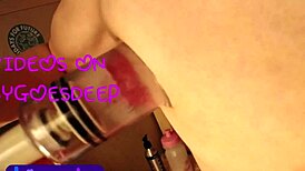 Giant Dildo Sucks Nipples