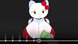 Hello Kitty Gets Fucked By A Monster Cock.