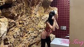 Two Youngsters Team Up with Milf for Hard Double Vaginal