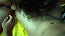 Brazilian Loira Sucks Two Hard Cocks in Wild Orgy