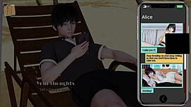 Imagine my real desire: that big-ass Indian babe with huge tits teasing in the game.