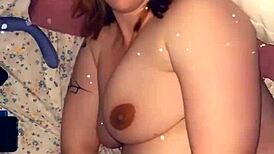 Pregnant Woman Gets Christmas Orgasm on Day 5 With Eye-Rolling Cum