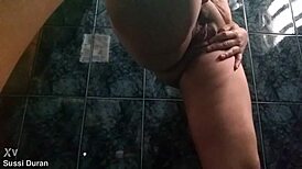 Milf on webcam guiding masturbation on sofa