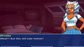 slave training in star wars game with master