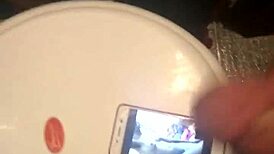 Cum explodes for eager black cock lover in wild action!