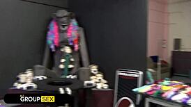 Tory Lane's hairy pussy slammed in raw live show - wanna watch?