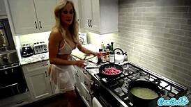 Brandi Love Cooks in Lingerie on Camsoda, So Hot!