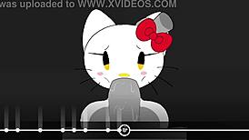 Hello Kitty Gets Fucked By A Monster Cock.