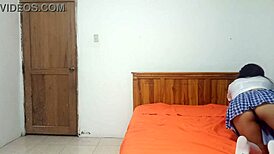 Student babe welcomes stepbrother to her place and offers a wild fantasy ride