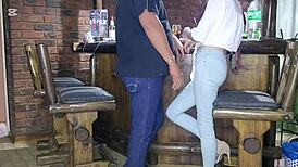 My 19-year-old stepsis gives a killer handjob while I finger her—cum everywhere! 😜