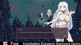 they entered the humiliation dungeon for a wild femdom game demo