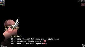 Yume-Same Soldier Gets Dominated in Harsh Femdom Face Sitting Scene