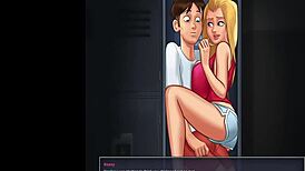 Roxxie Feels Mia's Intense Clapping in the Lock Room Fuck