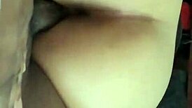 Thick girl with fat ass bouncing on black cock