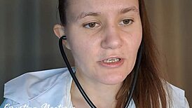 TOXIC RUSSIAN DOCTOR DOMINATES EXAM BUT GETS MOUTH FUCKED