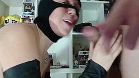 Stepsister's deepthroat feels amazing